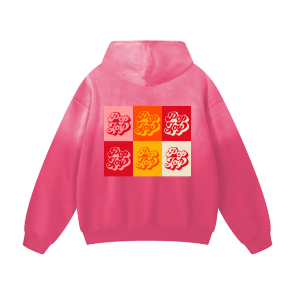 Sun Bleached Pop Joy Hibiscus Oversized Sweatshirt - Image 2