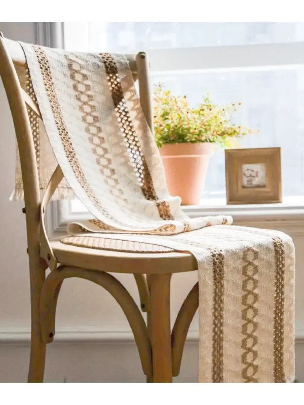 Boho Macrame Table Runner – Rustic Charm for Your Home Decor 2