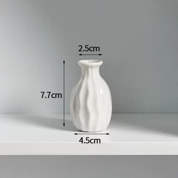 Mini Ceramic Flower Vase – Colorful Hydroponic Plant Pot for Stylish Decor 6