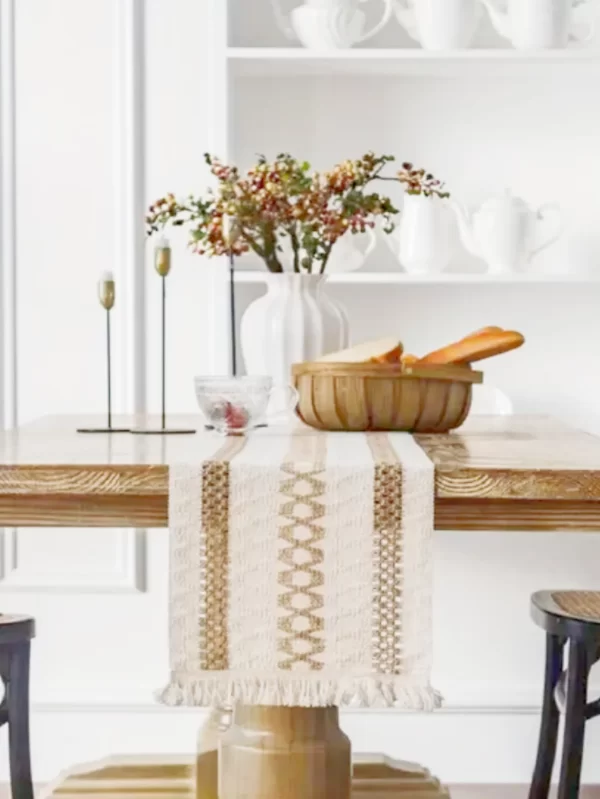 Boho Macrame Table Runner – Rustic Charm for Your Home Decor 5