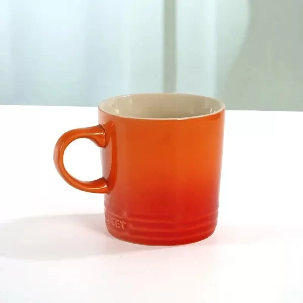 Popular Nordic Style Color Gradient Mugs Creative Macaron Mug Gradient Color Cool Color Rainbow Cup Ceramic Cups with Hand Gift 6