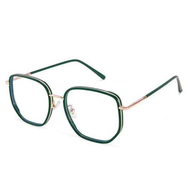 Ultralight Blue Light Blocking Glasses – Retro Green Frame Eyewear for Women 6