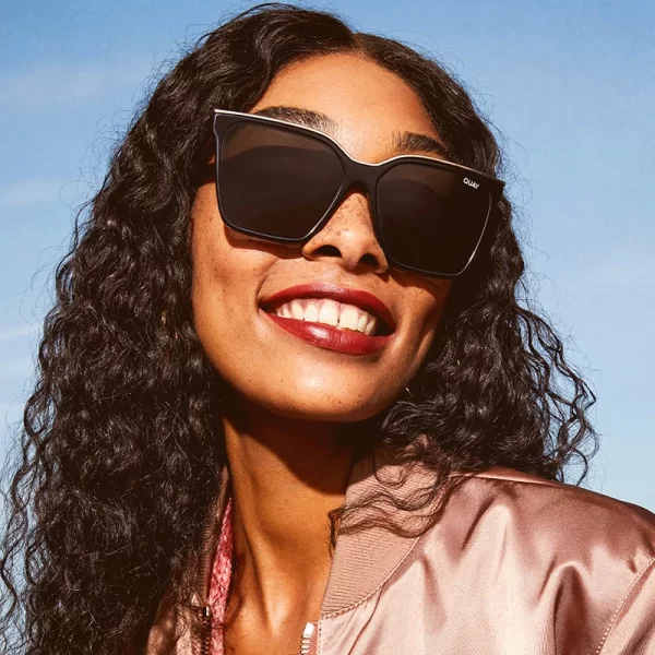 Quay Cat Eye Sunglasses – Vintage Mirror UV400 Protection Shades for Women 2