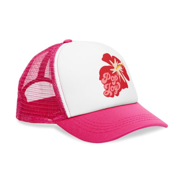 Floral Mesh Cap, Beach Hat - Image 2