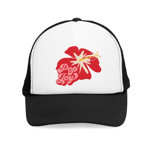 Floral Mesh Cap, Beach Hat - Image 6