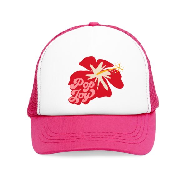 Floral Mesh Cap, Beach Hat