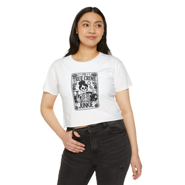 True Crime Junkie Top, Women's Festival Shirt - Image 2