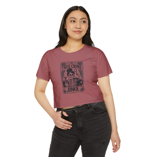 True Crime Junkie Top, Women's Festival Shirt - Image 4