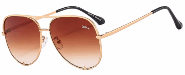 Quay High Key Pilot Sunglasses – Designer Mirror UV400 Eyewear - Image 9