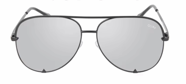 Quay High Key Pilot Sunglasses – Designer Mirror UV400 Eyewear - Image 7