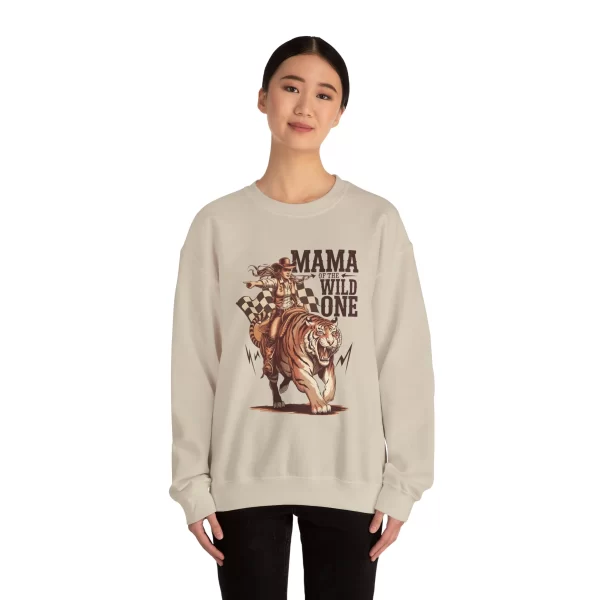 Mama of the Wild One Heavy Blend™ Crewneck Sweatshirt - Image 8