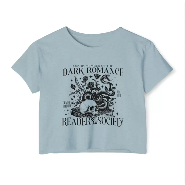 Dark Readers Society, Spicy Romance Readers Crop Top - Image 17