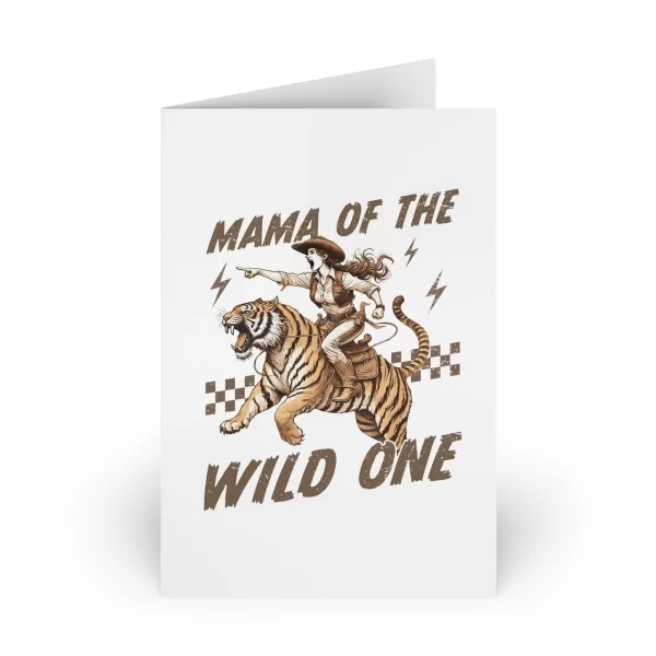 Wild One Greeting Cards, Fun Birthday Cards, Inspirational Cards, Tiger Design Cards, Unique Cards for Kids
