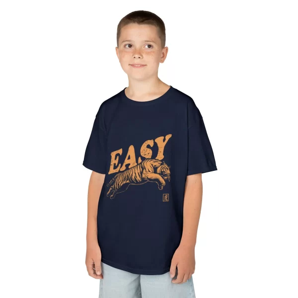 Kids Easy Tiger Graphic Tee Cute and Playful Tiger Shirt for Boys and Girls, Soft and Comfortable Everyday Tshirt - Image 6