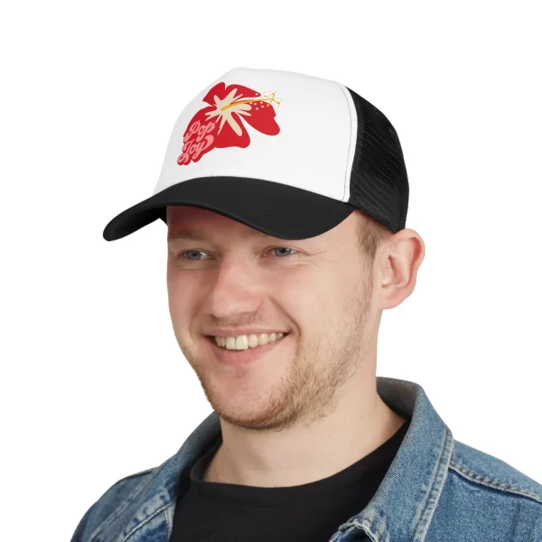 Floral Pop Joy Hibiscus Mesh Cap - Image 8