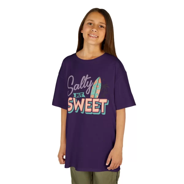 Kids Salty But Sweet Tee - Fun Summer Surf T-Shirt - Image 8