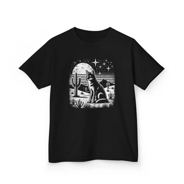 Coyote Howling Kids Cotton Tee - Image 8