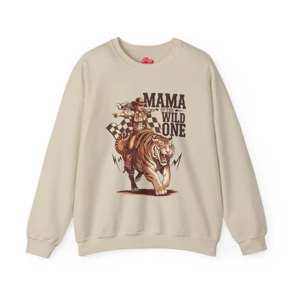 Mama of the Wild One Heavy Blend™ Crewneck Sweatshirt - Image 6