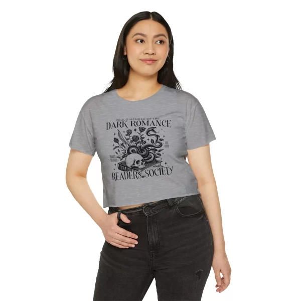 Dark Readers Society, Spicy Romance Readers Crop Top - Image 11