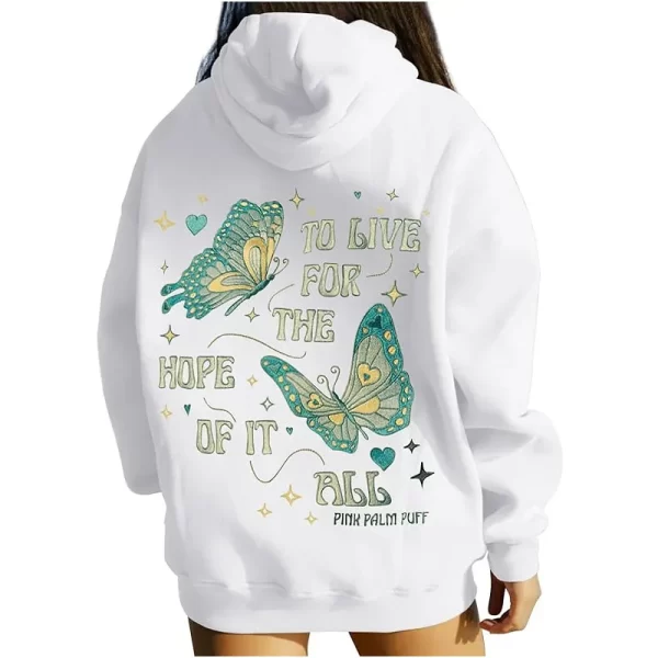 Velvet Graphic Hoodie for Women – Solid Color with Letter Print and Kangaroo Pocket 6