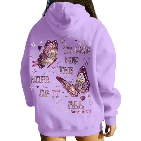 Velvet Graphic Hoodie for Women – Solid Color with Letter Print and Kangaroo Pocket 9