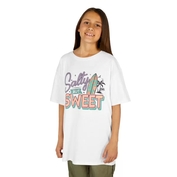 Kids Salty But Sweet Tee - Fun Summer Surf T-Shirt - Image 4
