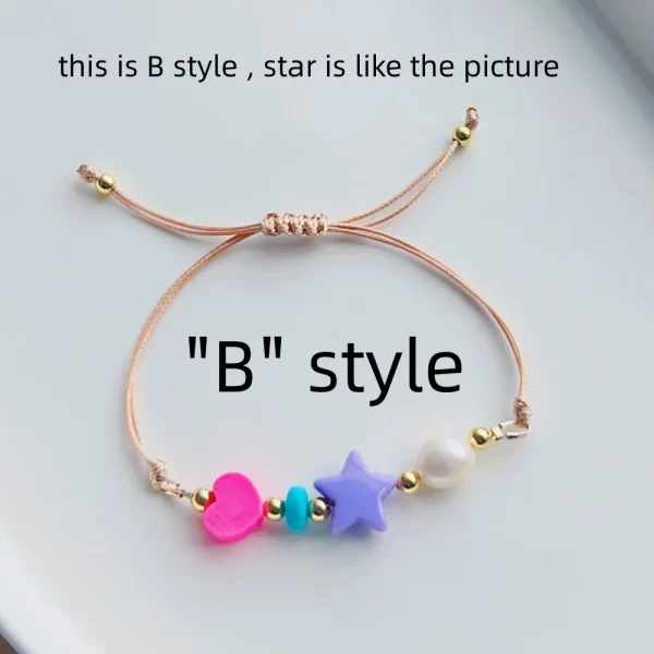 Boho Summer Beach Bracelet Set for Women – Y2K Accessories, Designer Jewelry with Natural Pearls, Pulseras Mujer 2