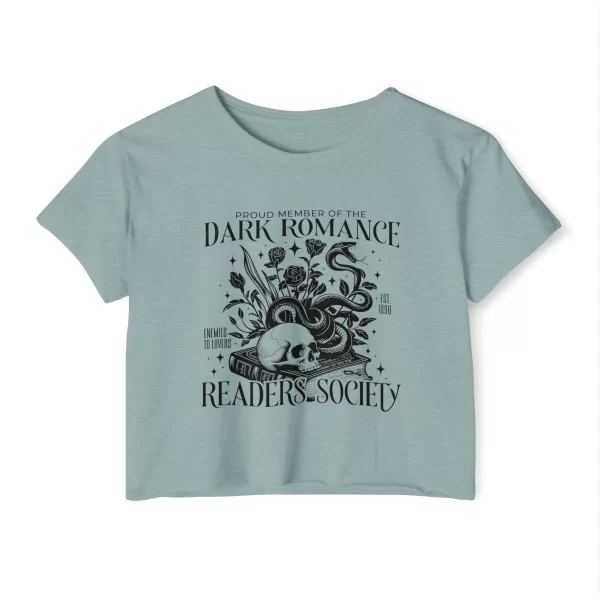 Dark Readers Society, Spicy Romance Readers Crop Top - Image 13