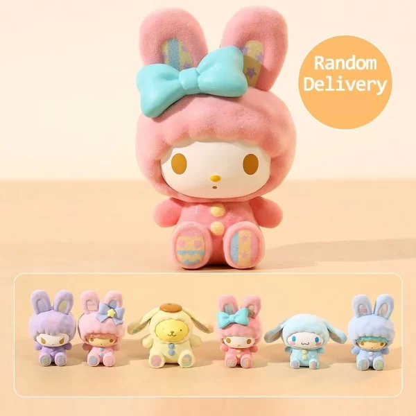 Miniso Sanrio Blind Box – 1PC Random Plush Rabbit Doll (Cinnamoroll, Kuromi & Friends) | Collectible Figurine Gift Toy 3