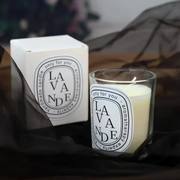 Transparent Scented Fragrance Romantic Candle Light Gift Scented Aromatic Candles Guest Gift Candles Wedding Candles Candle Jar 2