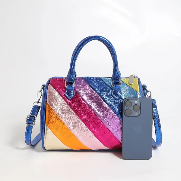 Rainbow color women's Boston handbag shoulder bags crossbody bags bolsos de mujer designer luxury bag sac de luxe femme bags 4