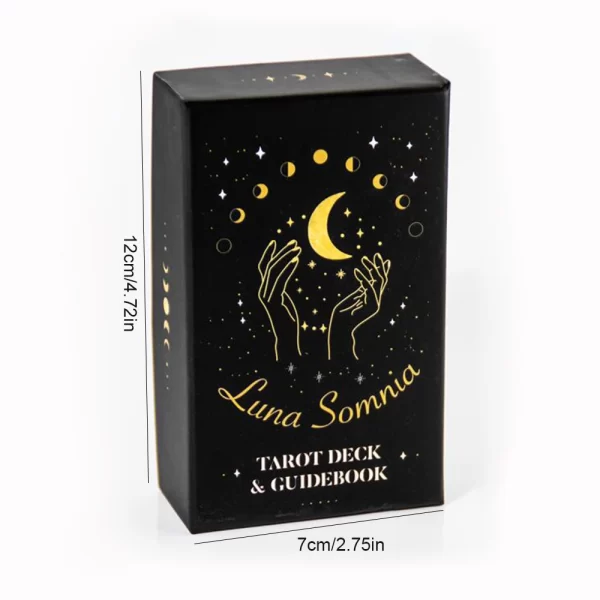 78 Cards/Deck Shores Of Moon Luna Somnia Tarot Complete Full Deck Starry Dreams Celestial Astrology Witchy Divination Tool Gifts 2