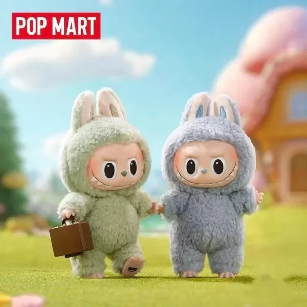 POPMART Original Labubu 100%Genuine version The Monster Macaroon Blind Box Vinyl Face Series Keychain Bag Pendant Collectible 1