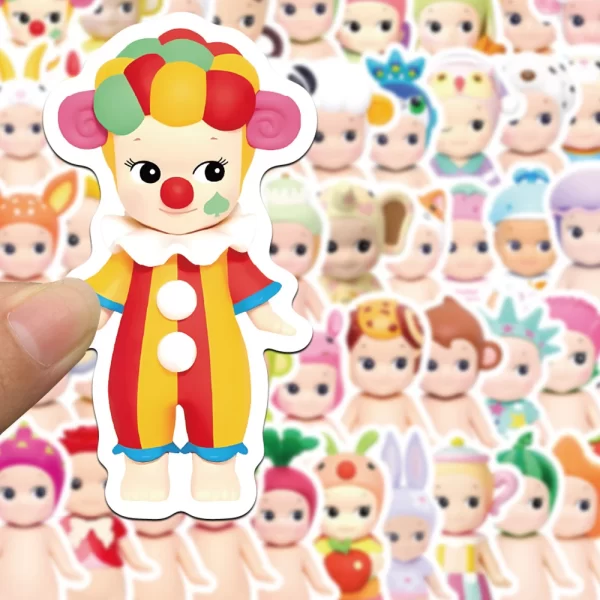 Sonny Angel Sticker Pack (10/30/50pcs) – Cute Cartoon Doll Decals for Kids & Decor 4