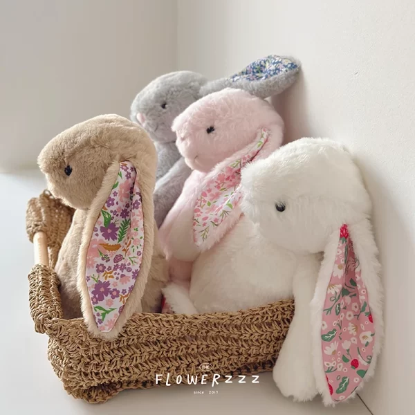Jellycat Bonnie Rabbit Plush – Soft Bunny Stuffed Animal with Floral Ears, Cute Kids’ Birthday Gift or Home Decor 5