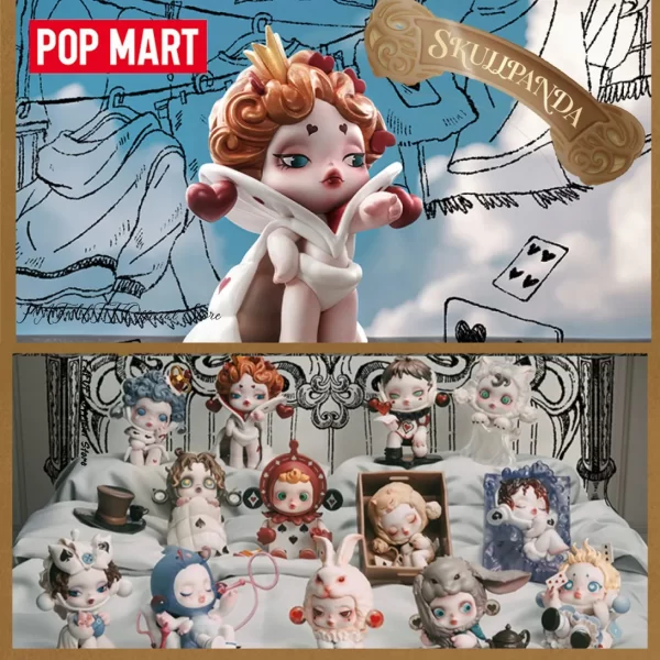 Popmart Skullpanda Everyday Wonderland Series Blind Box Toys Kawaii Anime Action Figure Surprise Mystery Box Dolls Girls Gift 1