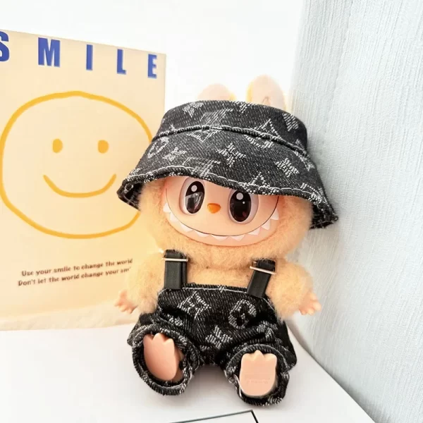 Anime Labubu Doll Clothes Fashion Overalls Labubu Idol V1 V2 Dolls Clothing Accessories 15/17cm Plush Doll Universal 4