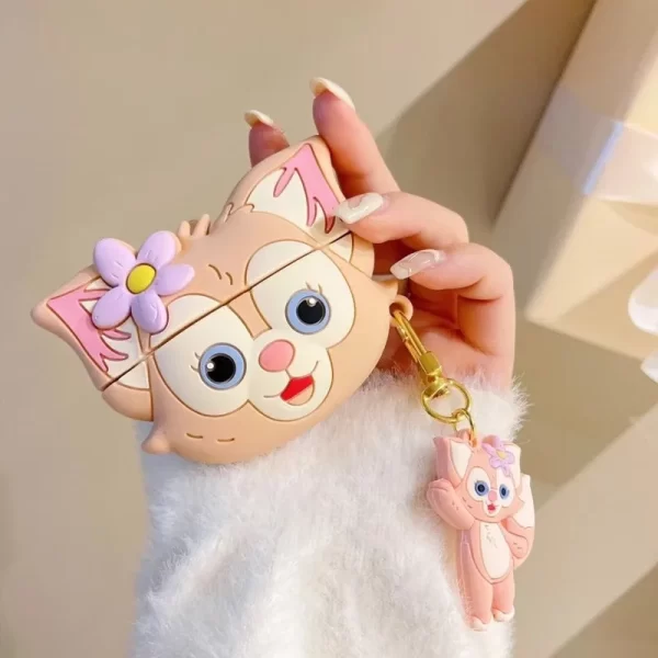 3D Cartoon Case for AirPods 4 2024 New Silicone Earphone Charging Case for AirPods Pro 2 Cover for AirPods 3 With Hook 4