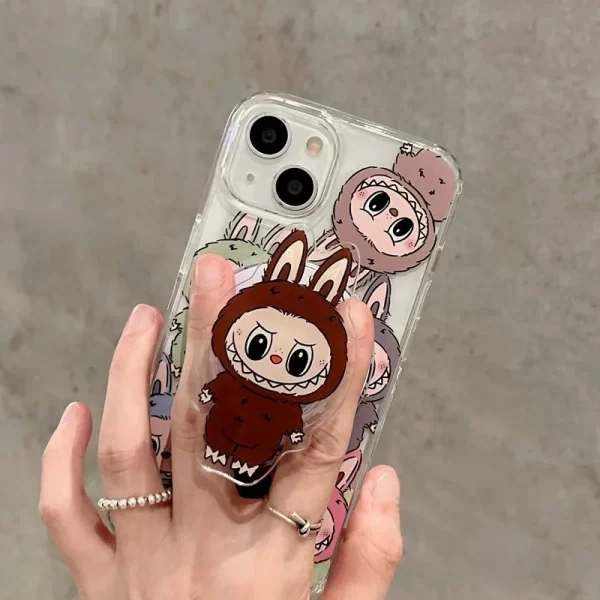 Labubu The Monsters Magnetic Phone Grip – Cute Folding Socket & Stand for MagSafe iPhone & Samsung 3