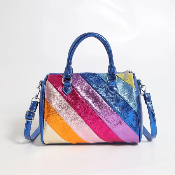 Rainbow color women's Boston handbag shoulder bags crossbody bags bolsos de mujer designer luxury bag sac de luxe femme bags 5