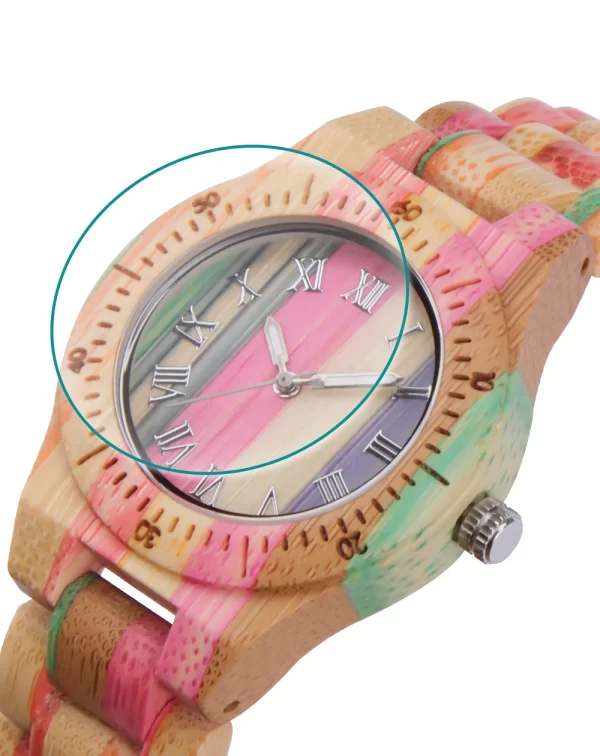 Fashion Luxury Women Watch Wooden Hand Quartz Popular Unique Candy Color Full Wood Wrist For Friend Watches Christmas Gift 5