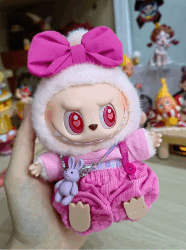 Handmade Macaron-Inspired Labubu Outfit – Doll Accessories