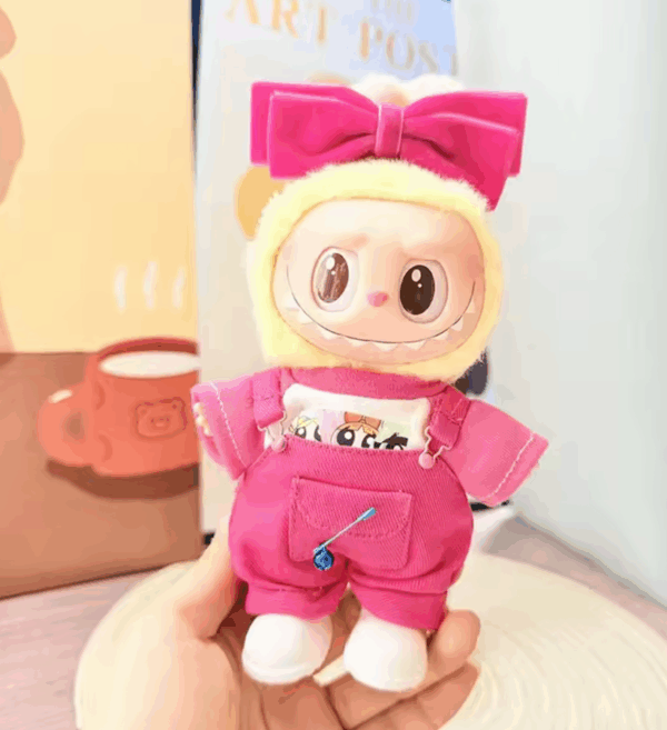 Handmade Macaron-Inspired Labubu Outfit – Doll Accessories - Image 4